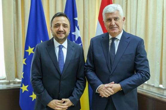 Deputy Speaker of the House of Peoples of the PA BiH, Dr. Dragan Čović received the Ambassador of the Republic of Türkiye to BiH on his inaugural visit